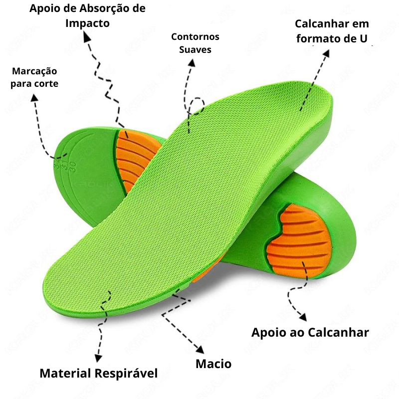 Palmilha Ortopédica Infantil - Par