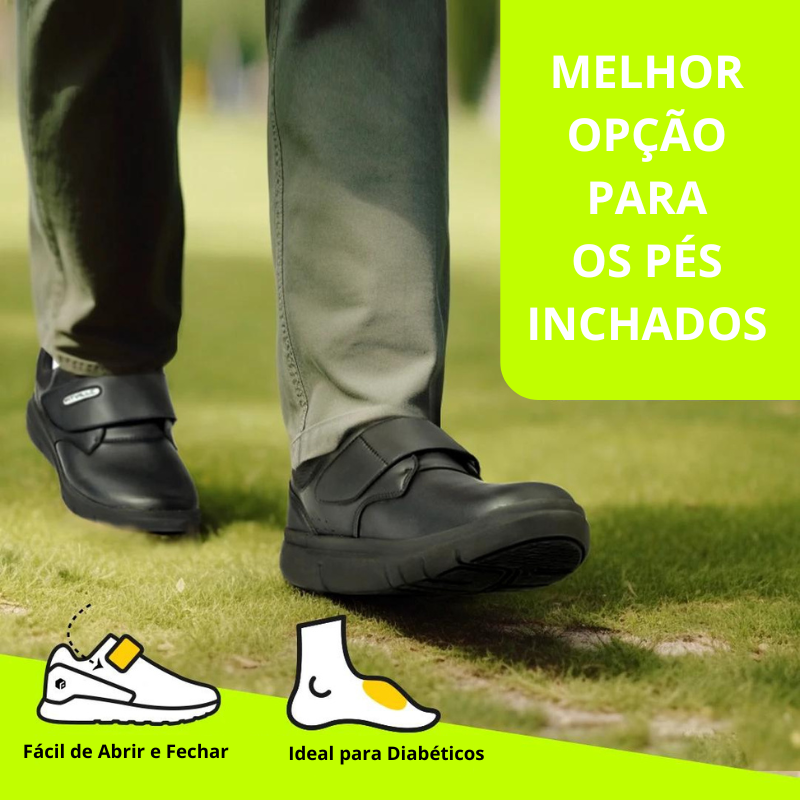 Sapatos Largos Fitville para Diabéticos/Pés inchados